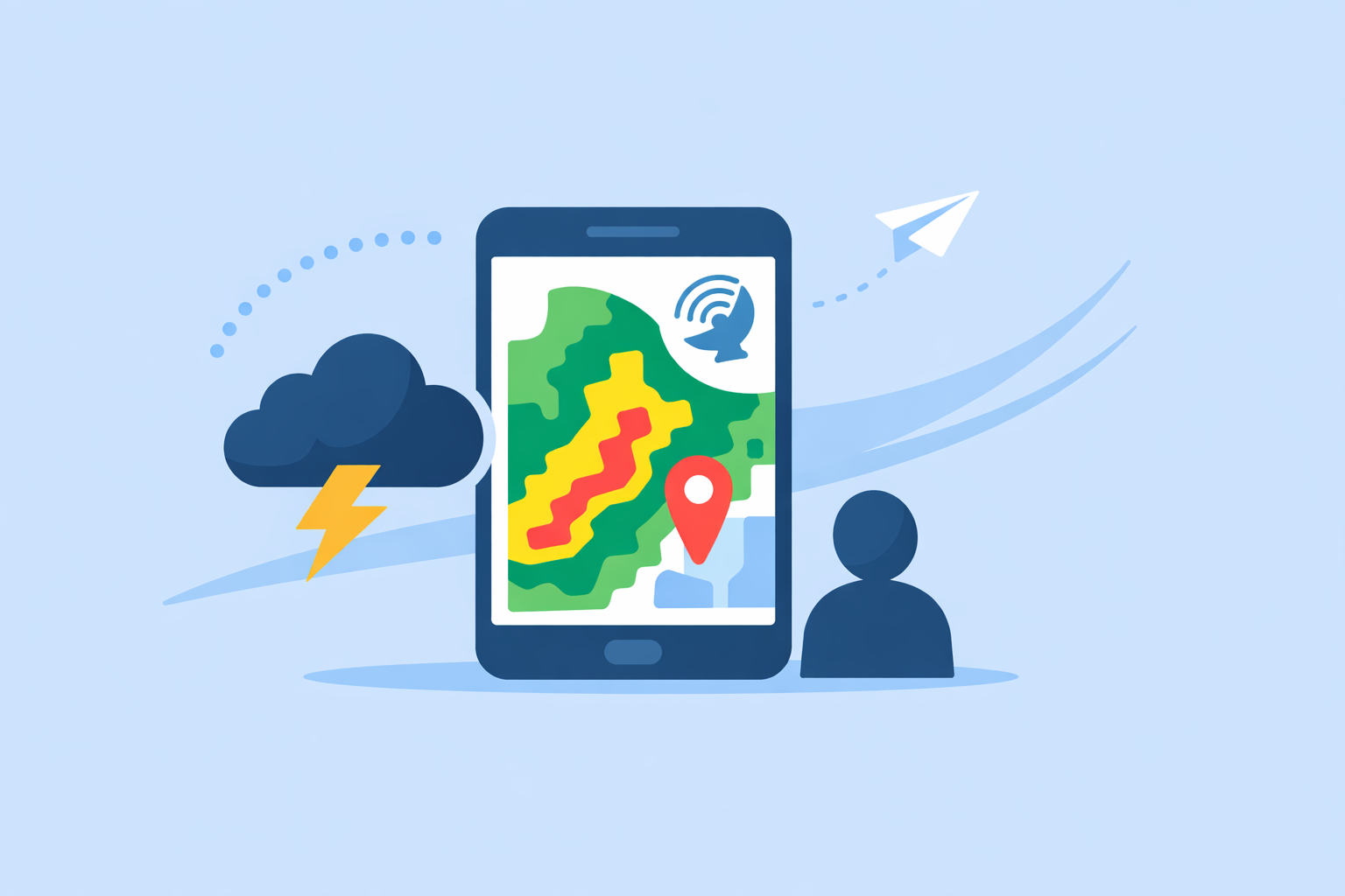 Which App Has Live Storm Tracking?