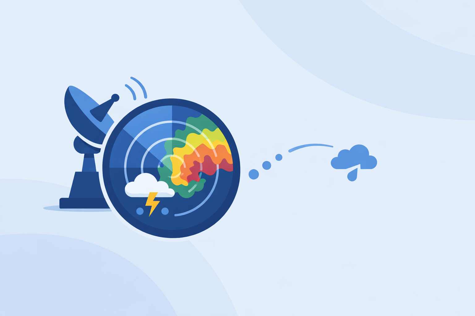 How Weather Radar Actually Tracks Storms (And How to Read It in Clime)