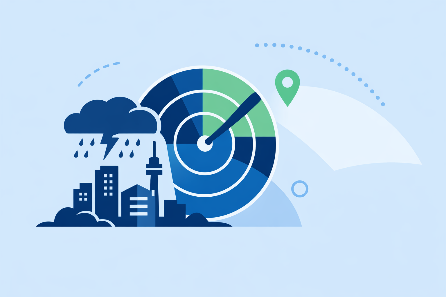 Radar Storm Tracking in Cities: Limits, Blind Spots, and How to Work Around Them