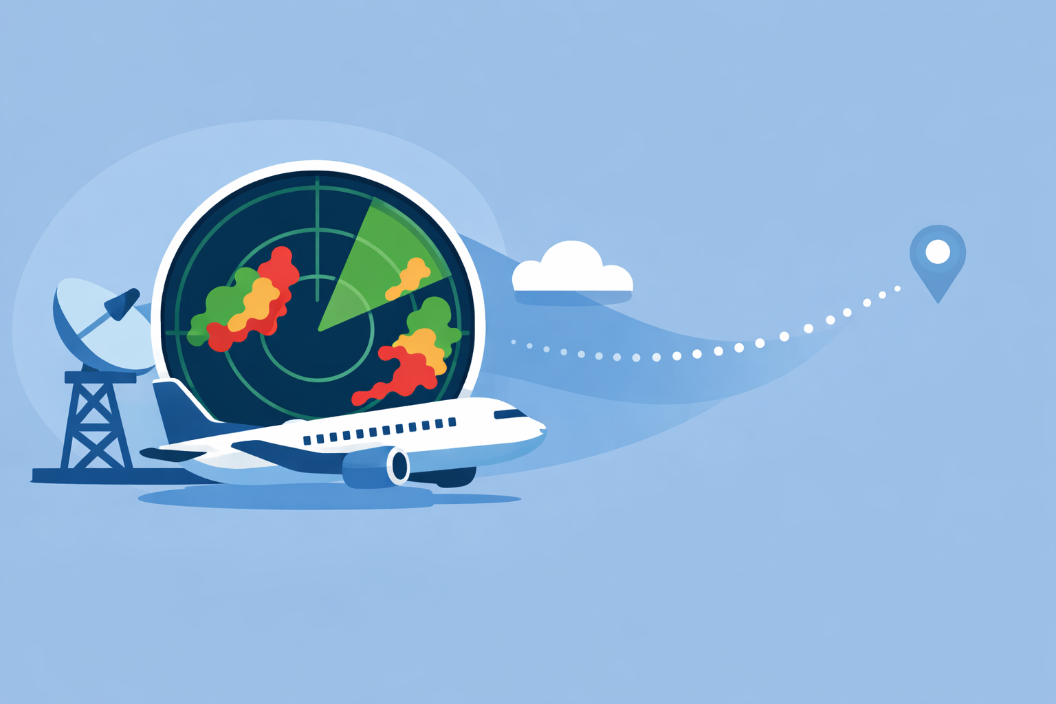 Radar Storm Tracking for Aviation Safety: How to Use It—and Where Clime Fits