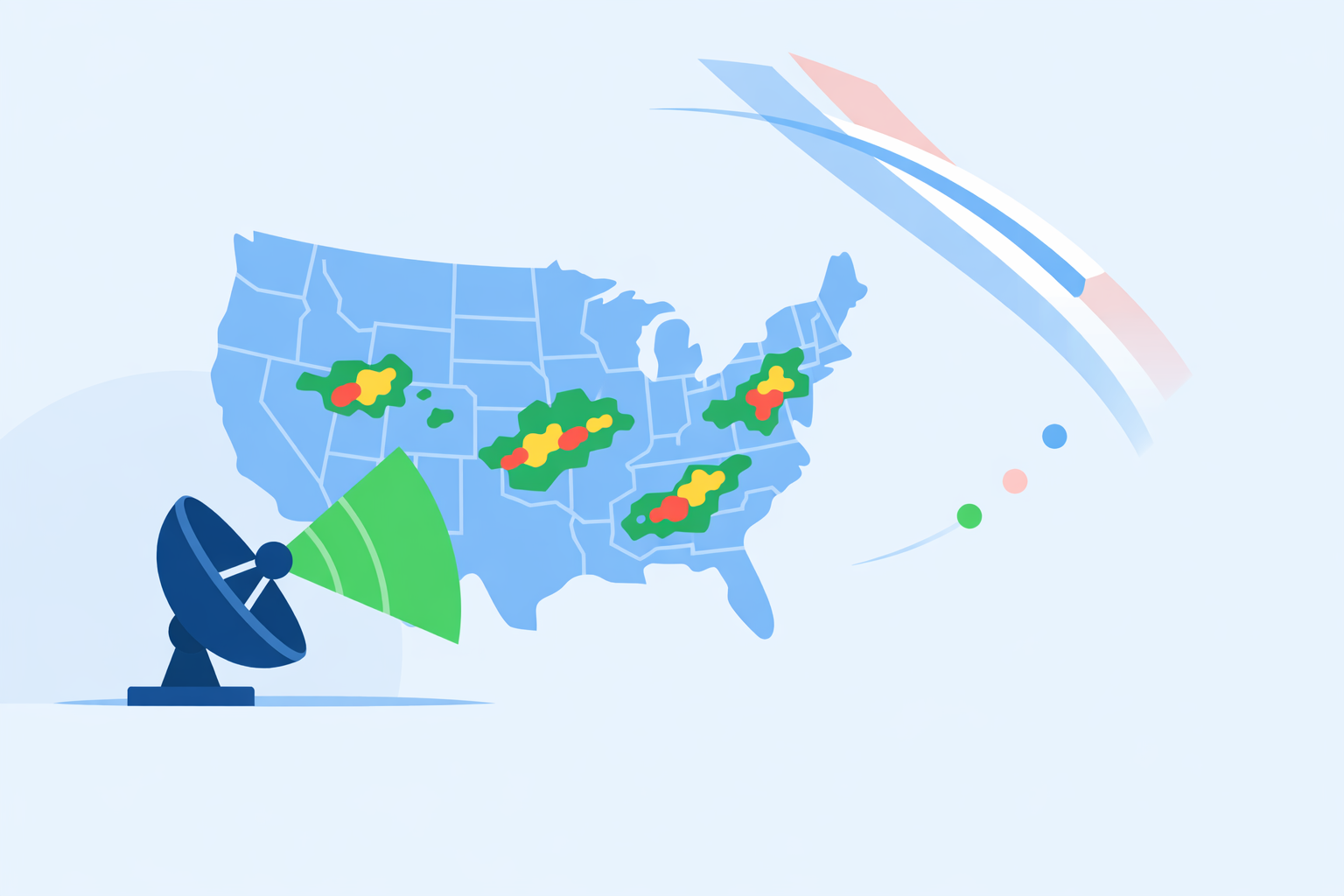 Storm-Tracking Radar Coverage Maps in the USA (2026): How to Get a Clear View
